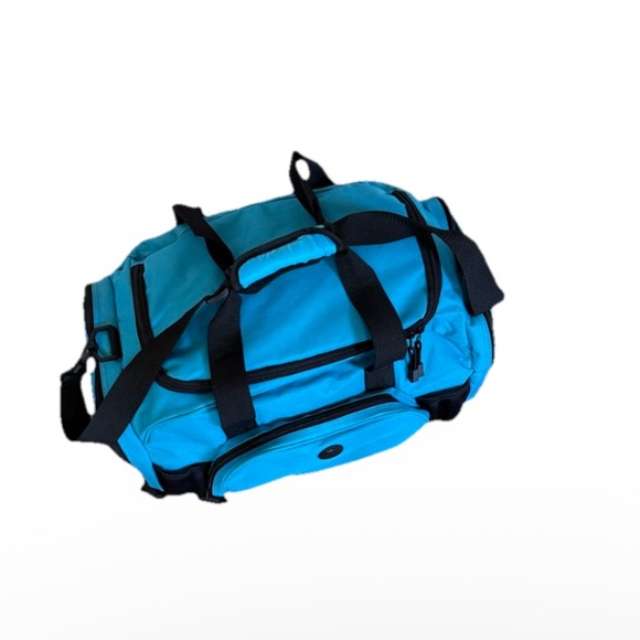 Handbags - Blue Duffel Bag 19” x 11” Lightweight & Spacious Gently Used Travel/Gym Bag